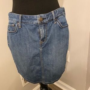 Eddie Bauer 8P denim skirt